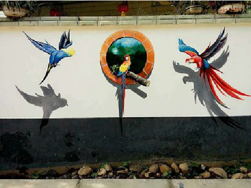 瑞昌视觉错位-3D墙绘设计