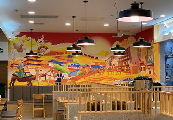 瑞昌商业空间彩绘介绍。