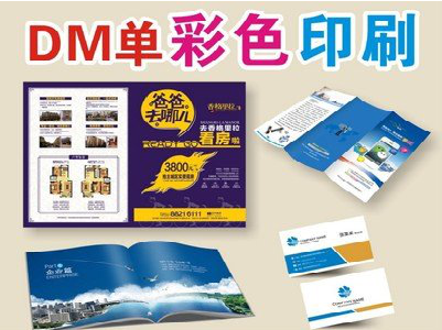 瑞昌单页印刷，色彩搭配简单。